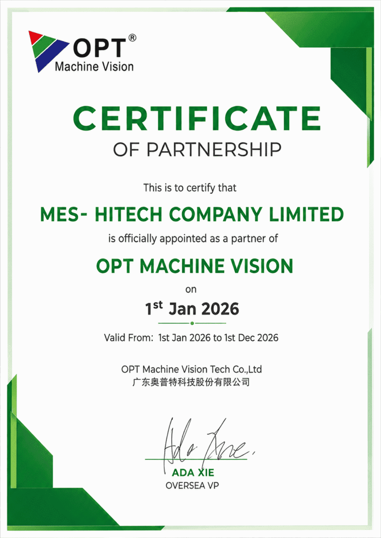 VBTECH – Đại lý chính thức OPT Vision tại Việt Nam